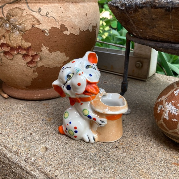 Lusterware Dining Vintage Antique Japan Lusterware Bonzo Dog